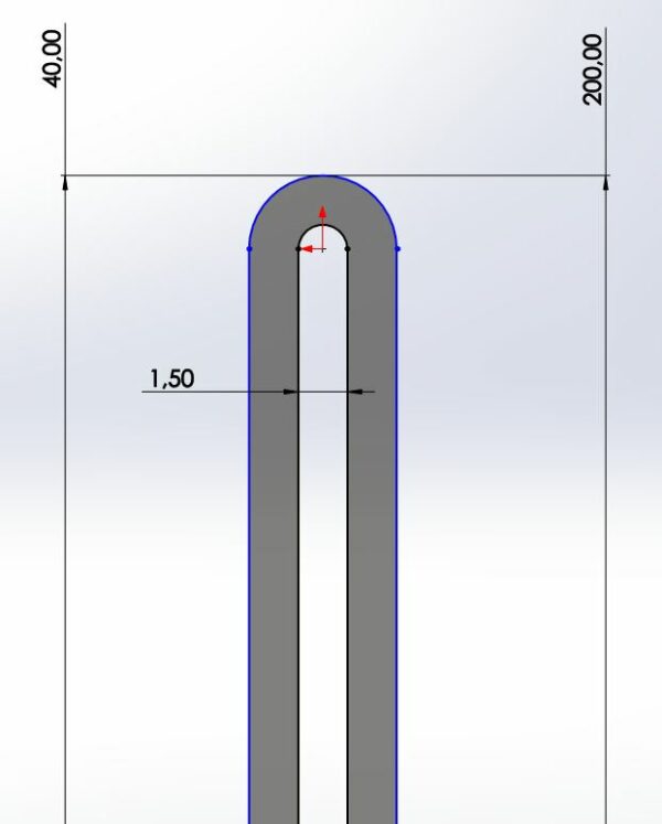 Bordure Acier galvanisé bord écrasé - Image 2