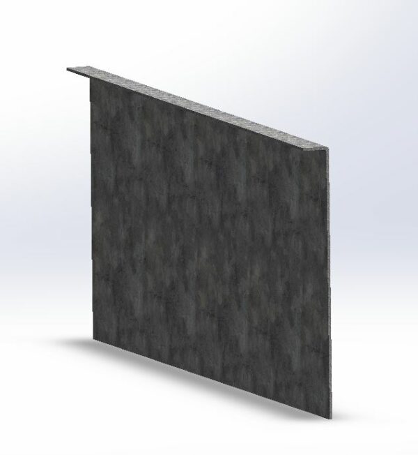 Bordure Acier galvanisé bord plié
